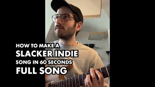 Nothing left in the fridge (Full Song) | How To „Slacker Indie“ in 60 seconds | Leoniden