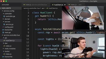 Controlling Hue Lights with JavaScript | Home Automation #04