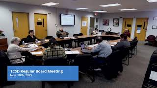TCSD Regular Board Meeting