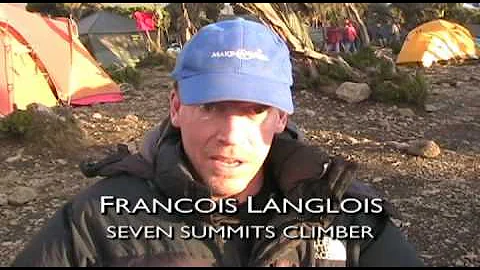 Seven Summits Climber discusses Kilimanjaro