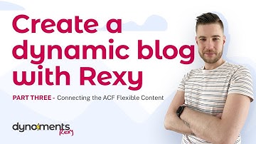 Create a dynamic blog with Dynoments Rexy - PART 3