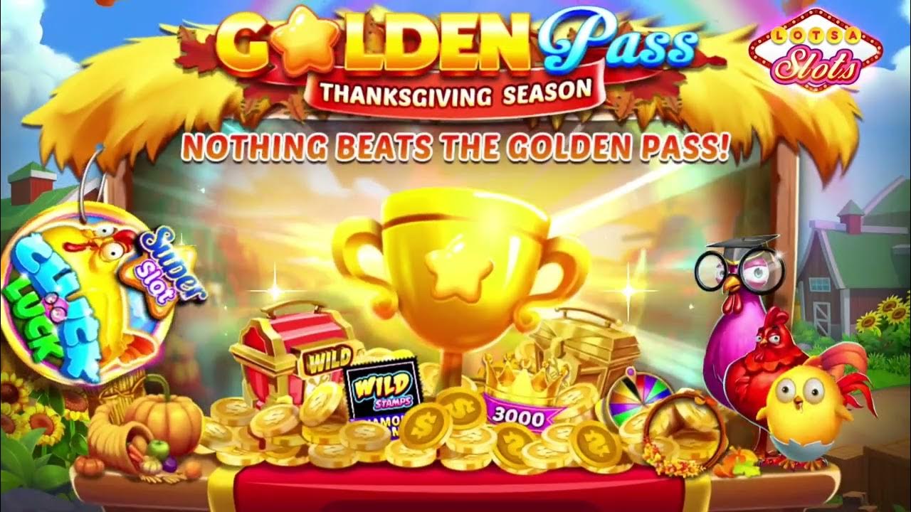 ⭐𝑮𝑶𝑳𝑫𝑬𝑵 𝑷𝑨𝑺𝑺🌟 LOTSA SLOTS NEW SLOT GAME LAS VEGAS SLOTSFREE SLOTS