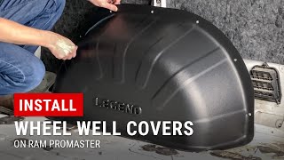 Famous Installing Legend Wheel Well Covers in our RAM ProMaster Wealth