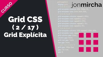 Curso Grid CSS: (2/17) Grid Explícita - #jonmircha