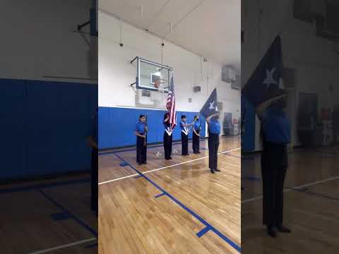 Color Guard Hot Wells Middle School LOTC