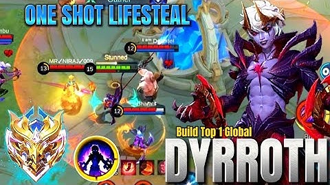 Revamp Dyrroth with Insane One Shot Damage Build!! - Build Top 1 Global Dyrroth ~ MLBB