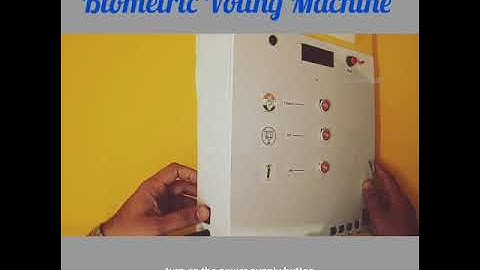 🔐 Biometric Voting Machine | Fingerprint Based Voting System |Fingerprint Authntication with arduino