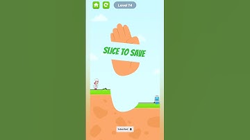 Slice to save level 74 | slice to save | slice to save gameplay 🎯🎮 | level 74 #shorts