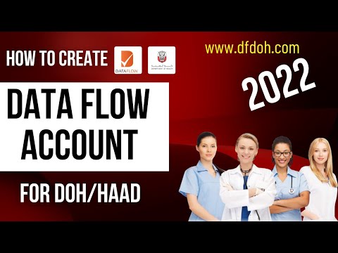 How to Create Dataflow Account for DOH in 2022 |  #dataflow #data flow #UIN #DOH #HAAD #license