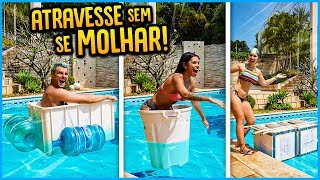 QUEM ATRAVESSAR A PISCINA SEM SE MOLHAR GANHA 5000 R$!! [ REZENDE EVIL ]