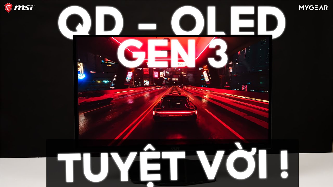 Màn hình Gaming MSI MAG 273QP QD-OLED X24 26.5 inch 240Hz 2K 0.03ms QD-OLED​