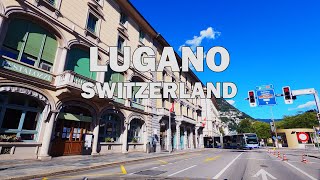 Lugano, Switzerland - Driving Tour 4K