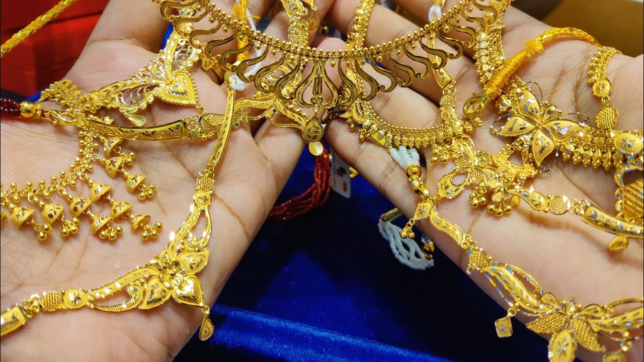 ২ আনা সোনার দোকান ভর্তি দুষ্টু নেকলেস 🔥😍 রুপম ডায়মন্ড এন্ড গোল্ড /gold nacklace jewellery