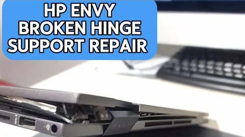 HP Envy broken hinge repair - the right way