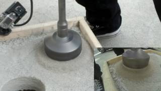 Dry Concrete Coring with your rotary hammer