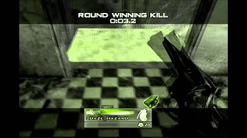 zDaZe_HaZarD | pistol reload tacflip 360 ns | MW2 S&D Favela Trickshot GWK