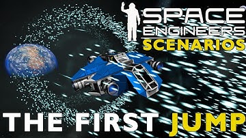 I FINALLY Played the Space Engineers TUTORIAL - The First Jump Scenario
