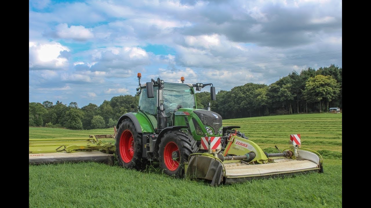 FENDT 720 S4 At GRASS MOWING | SARL DUBOIS