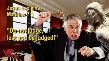 Do not judge, lest you be judged! ❤️ Jesus Christ explains Matthew 7:1