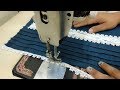 Pintucks Neck Design with Lace || Lace Neck Design making || Printed Kurti Neck Design making