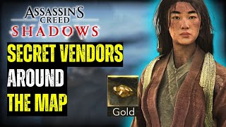 Where To Find The Secret vendors - 8 locations for Assassin's Creed Shadows