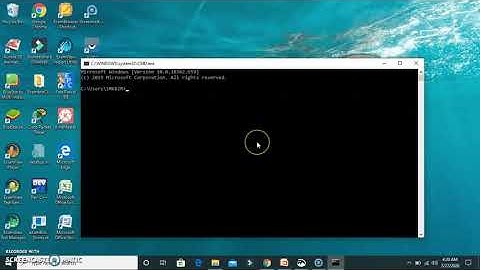 Cara membuat Directory di cmd