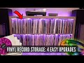VINYL RECORD STORAGE - 4 easy upgrades