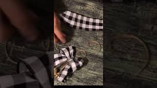 Christmas bow/ Quick and Easy #Shorts