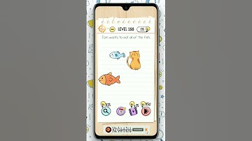 Brain Test Level 288(Tom wants to eat all of the fush🐠🐋🐟) walkthrough solution by iQgaming.
