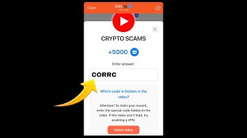 CRYPTO SCAMS Cats Code | CRYPTO SCAMS cats video code today