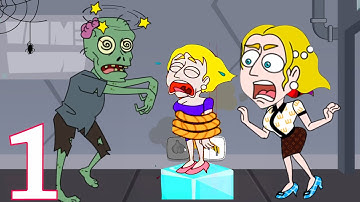 Save The Girl - NOOB vs PRO Android Gameplay Walkthrough Part 1 - New Levels Update All Solutions HD