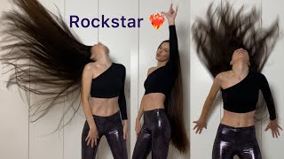 Headbanging long hair rapunzel (Boosty full video)