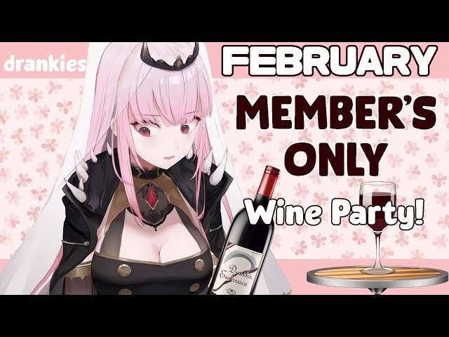 【MEMBER'S ONLY】"Secret Drinking Game!" Wine Party!! #hololiveEnglish #holoMythのサムネイル