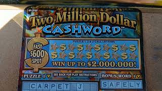 Two Million Dollar Cashword - Michigan Lottery