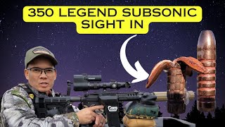 350 Legend Subsonic Sight In Ohio Deer Season 2021