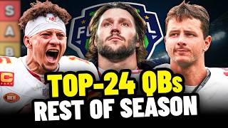 Full NEW Top-24 QBs Rest of Season Rankings & Tiers | Fantasy Football 2026 Guide