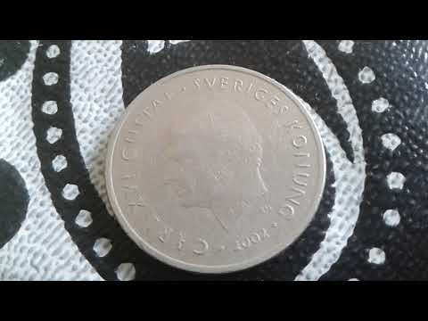 Couronne Suédoise Coin CARL XVI GUSTAF 1 Krona 2002 B  Coin Value