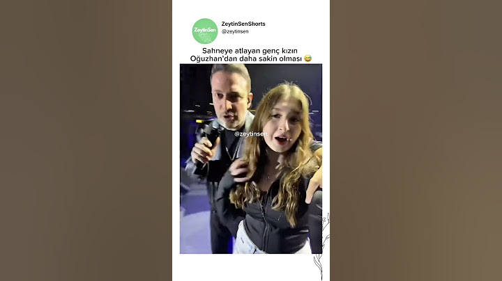 Sahneye atlayan genç kız şarkıcı Oğuzhan’ı fırçaladı 😂