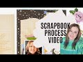 One Little Word + Self Love Scrapbook Process Video | Crate Paper