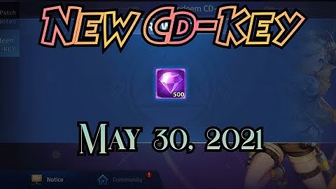 New Cd-Key: May 30, 2021 - 500 Diamonds | MLA Gameplay