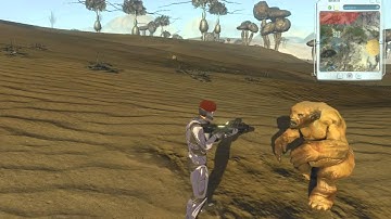 Hunting Maffoid in Entropia Universe from Fort Ares to Ashi with Isis LR32 (L)