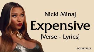 Nicki Minaj - Expensive (i got a shopping problem, expensive taste) - tiktok lyrics