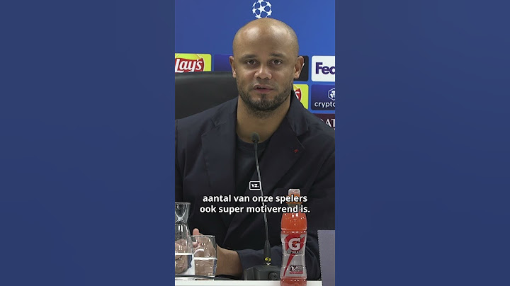 Vincent Kompany en Jamal Musiala kijken uit naar #Feyenoord - #Bayern 🤝🏟️ #feybay #ucl