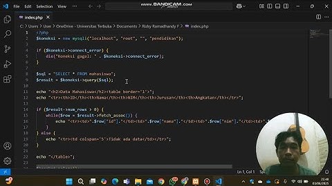 Tugas 3 Pemrograman Berbasis Web - Universitas Terbuka.