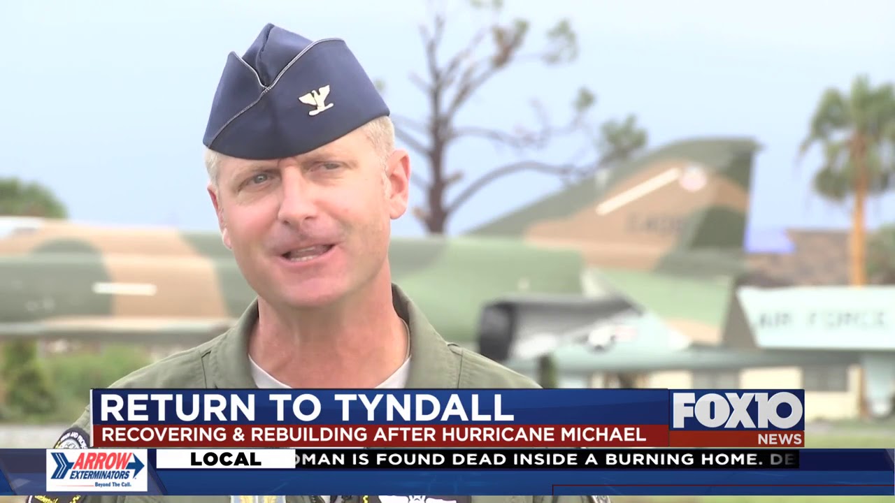 Recovery and rebuilding at Tyndall Air Force Base following Hurricane ...
