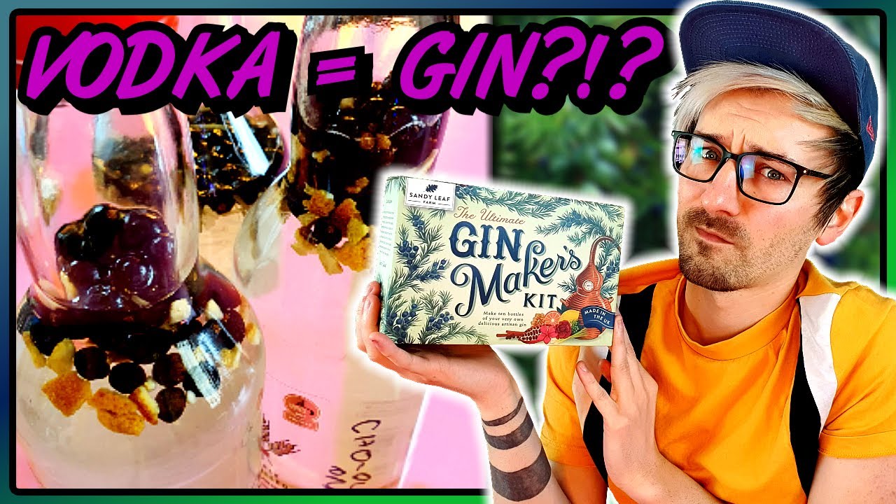 Turning Vodka Into Gin? Sandy Leaf Farm Ultimate Gin Makers Kit