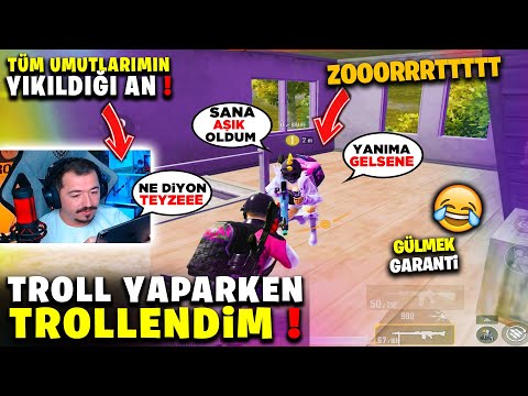 TROLL YAPARKEN TROLLENDİM - PUBG MOBİLE Gülmekten Çatlayacaksınız