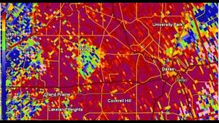 QLCS Tornado Warning - Dallas/Arlington TX - 11/24/2020