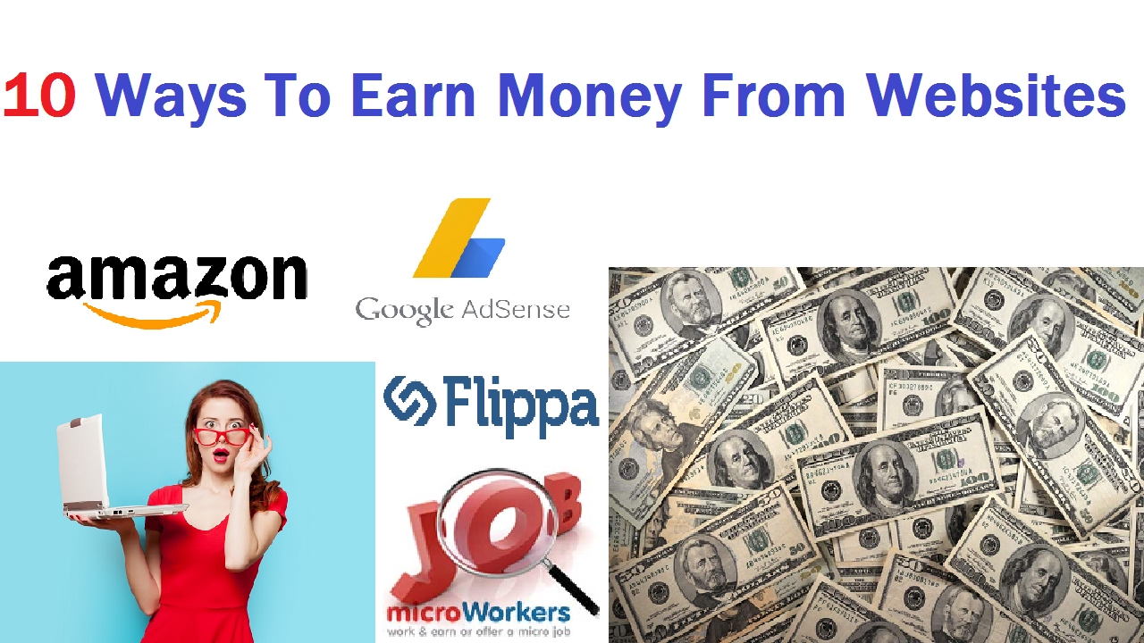 how to earn money by create a website 