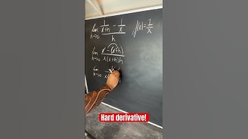 The derivative of 1/x using the limit definition #math #calculus #derivatives #limits